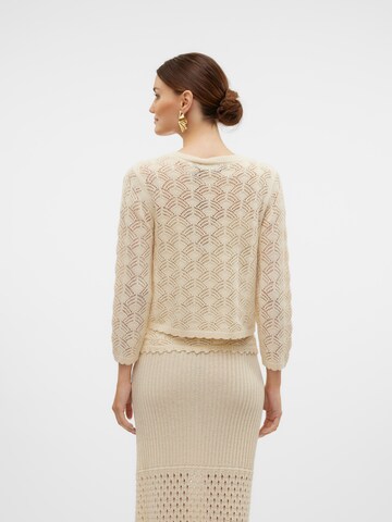 VERO MODA Knit cardigan in Beige