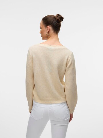 VERO MODA Knit cardigan 'JOHANNA' in White
