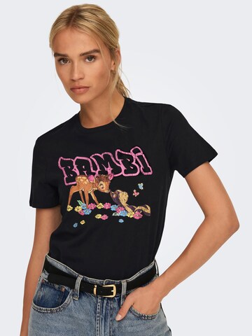 ONLY T-Shirt 'BAMBI' in Schwarz