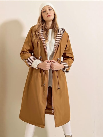 Bigdart Between-seasons coat in Brown: front