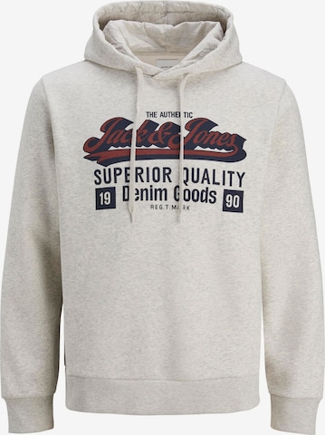 JACK & JONES Свитшот в Белый: спереди
