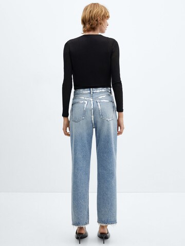 MANGO regular Jeans 'Nicola' i blå