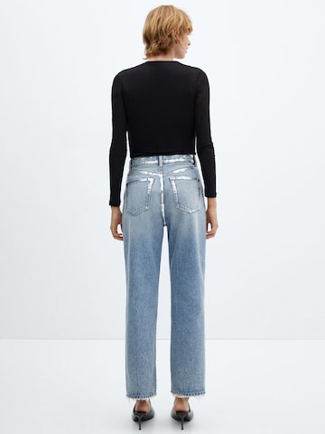 MANGO Regular Jeans 'Nicola' in Blau