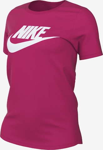 T-shirt 'Essential' Nike Sportswear en rose : devant