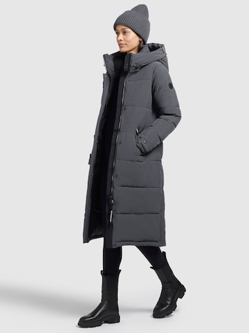 khujo - Casaco de inverno ' DAIRI ' em preto
