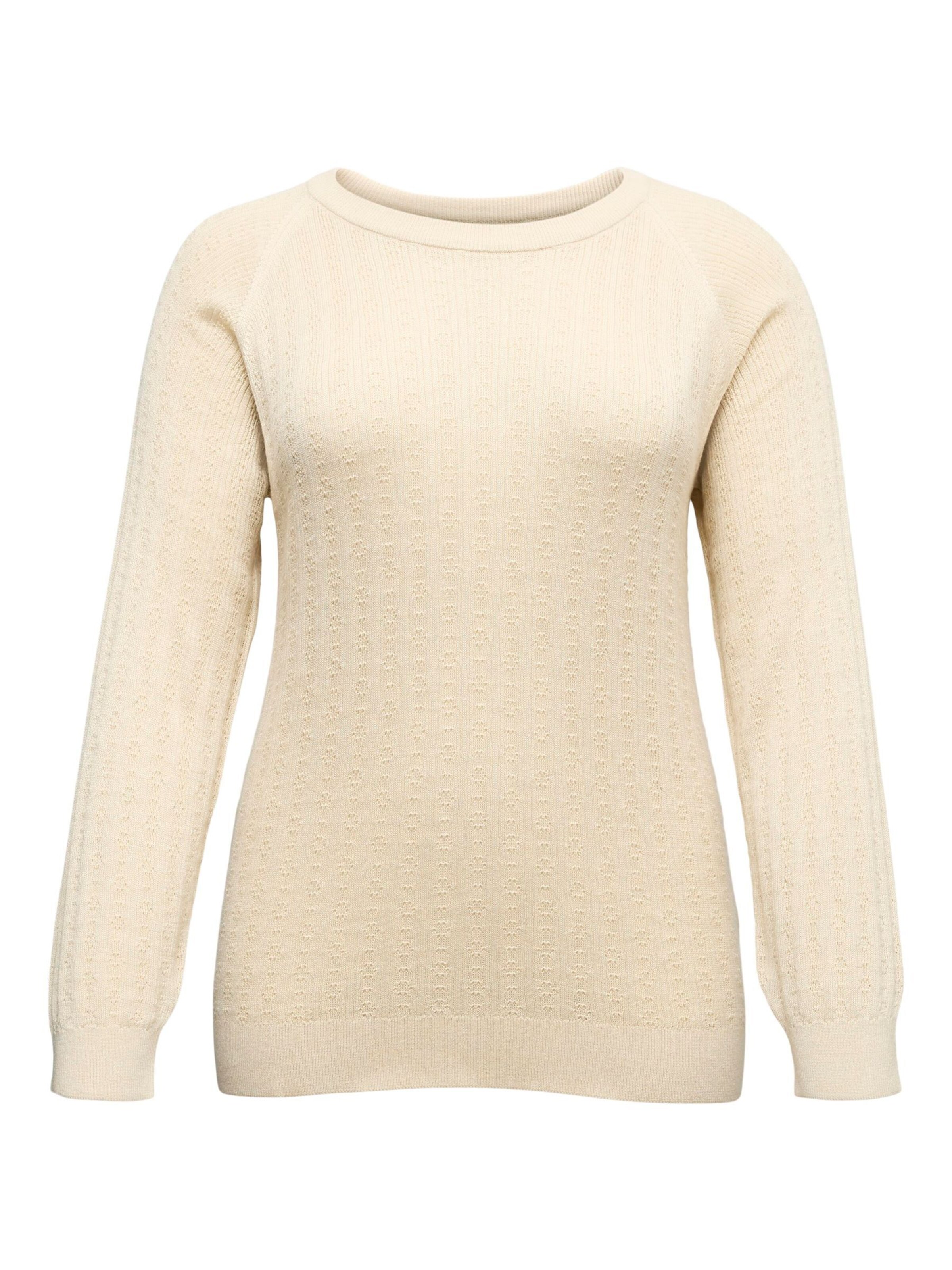 Vero Moda Curve Pullover 'NEWLEX' i beige: forside