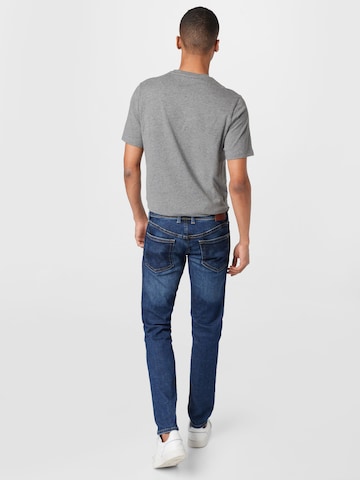 Coupe slim Jean 'Hatch' Pepe Jeans en bleu