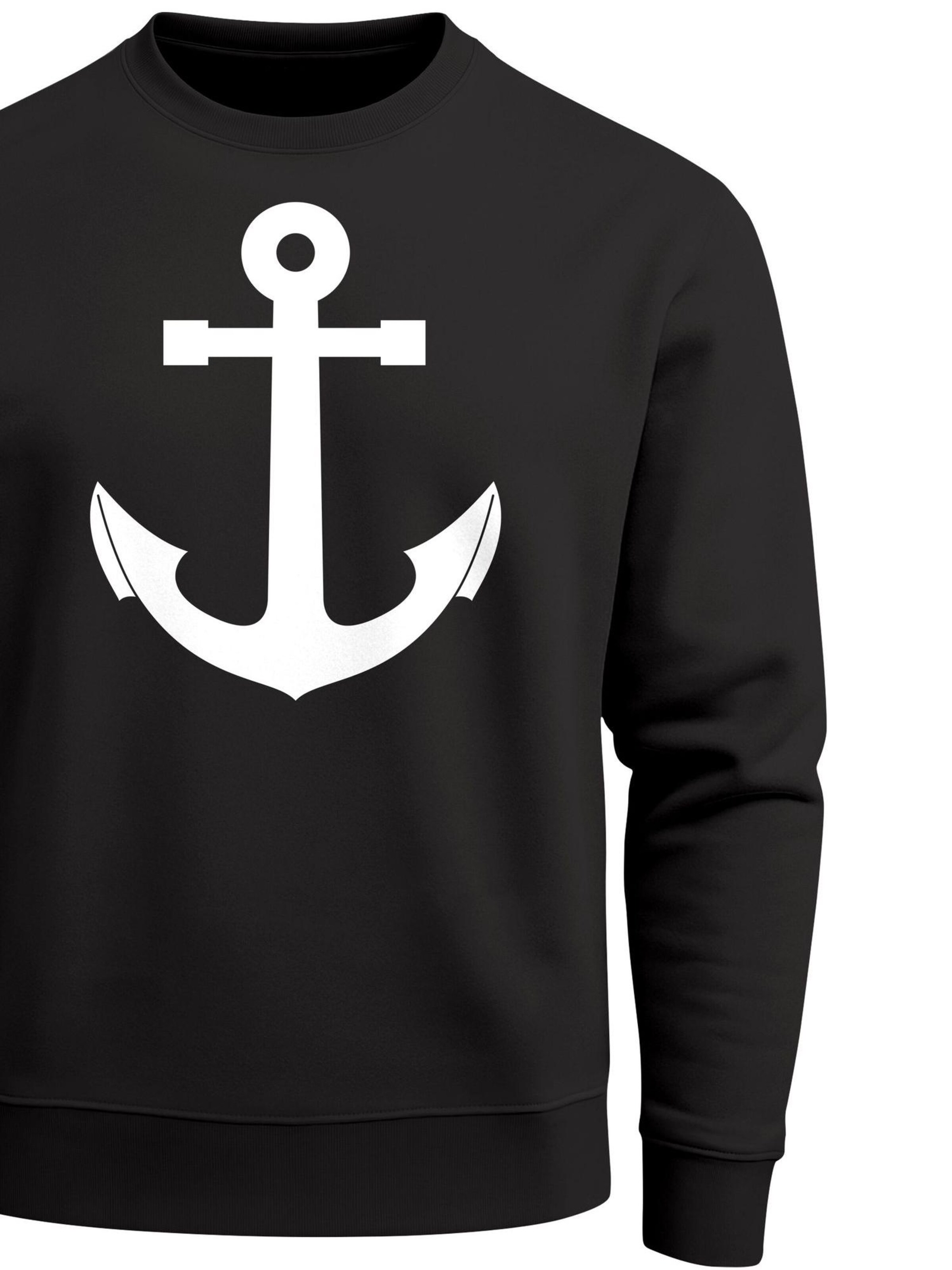 Neverless Sweatshirt 'Anker V2'‌‌‌‌‌‌‌‌ in Schwarz