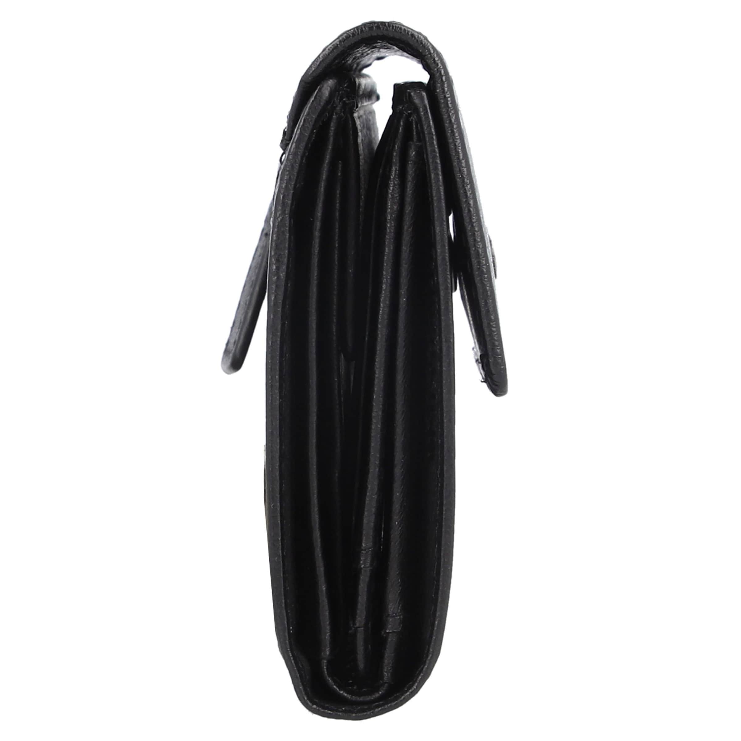 Portamonete di Braun Büffel in nero
