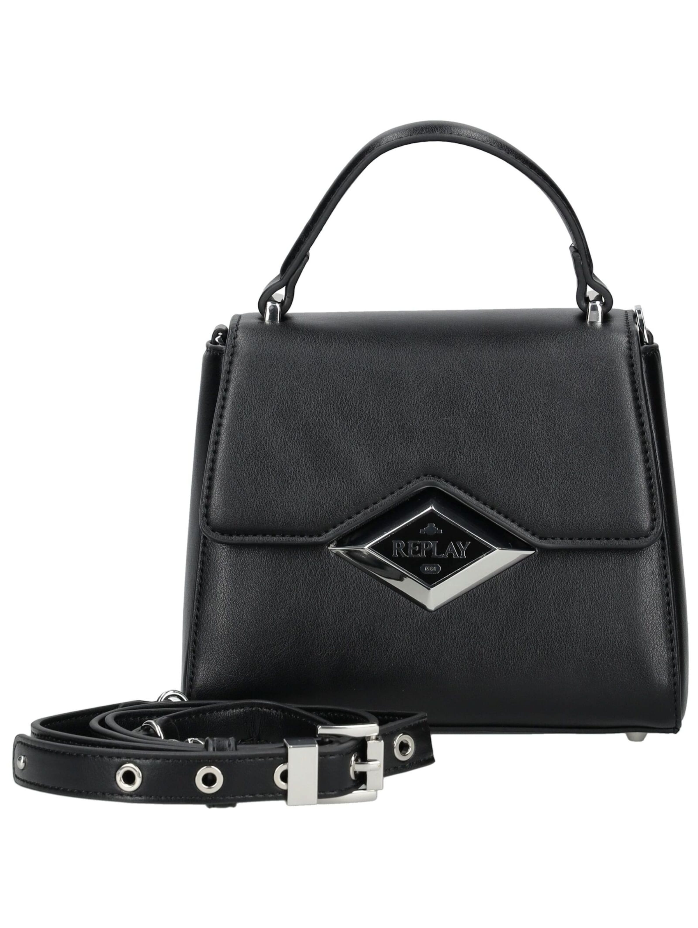 Borsa a mano di REPLAY in nero: frontale