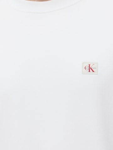 Calvin Klein Jeans Sweatshirt in Weiß