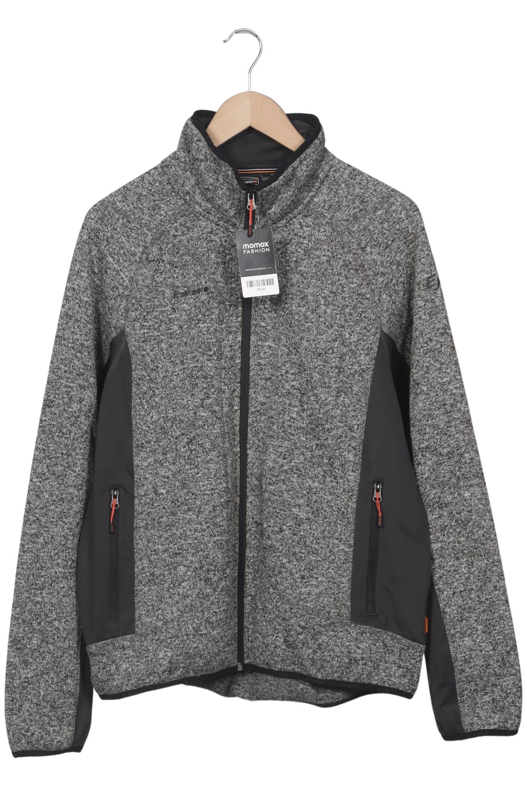 ICEPEAK Sweatshirt & Zip-Up Hoodie in XL in Grey: front