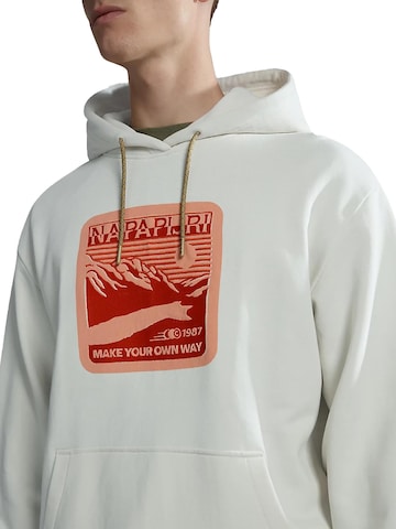 NAPAPIJRI Sweatshirt 'Boyd' in White