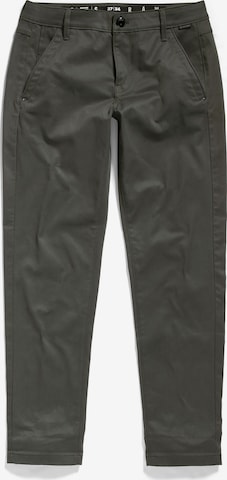 Pantalon chino G-Star RAW en vert : devant