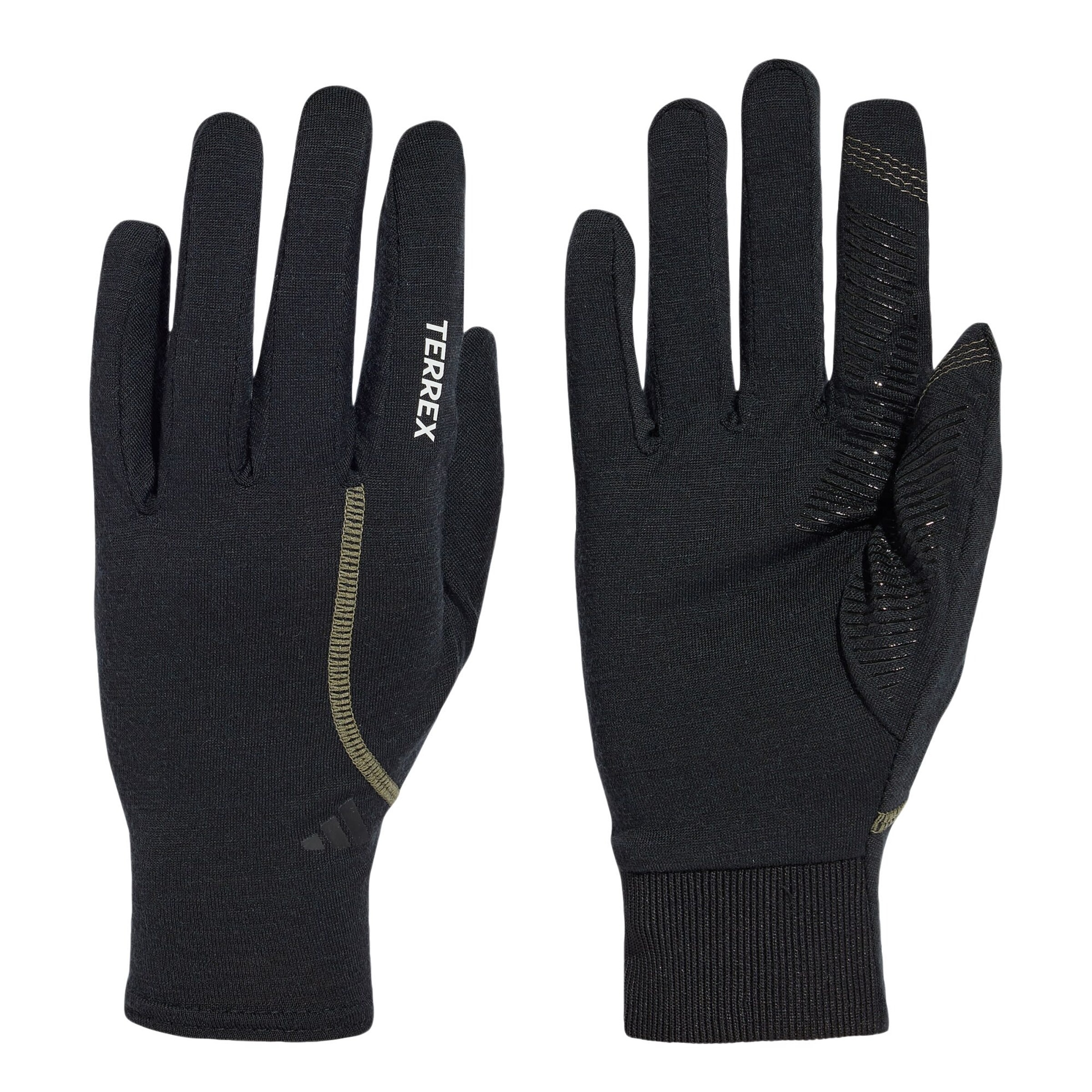 ADIDAS TERREX Sporthandschoenen ' MERINO WOOL' in Zwart: voorkant