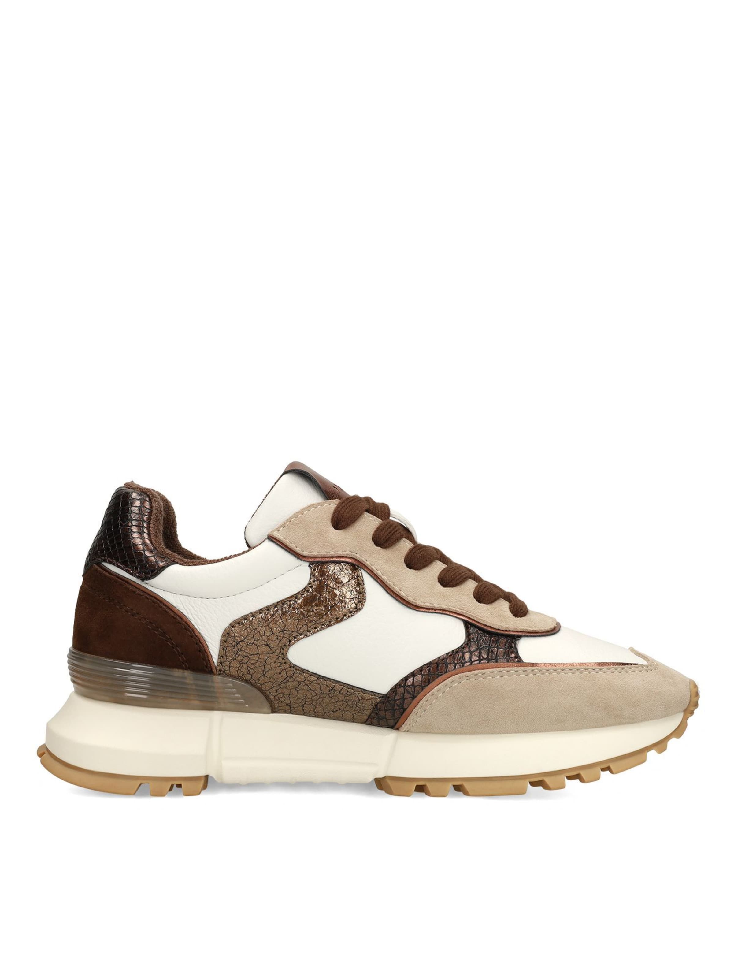 MANFIELD Sneakers laag in Bruin