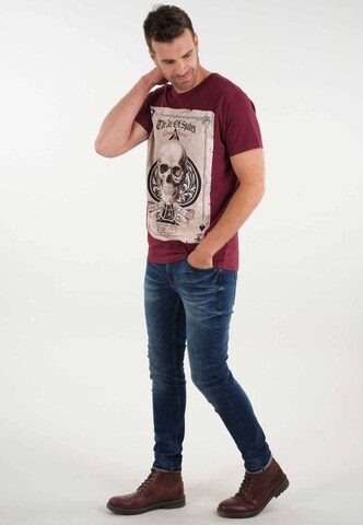 T-Shirt 'Ace' Deeluxe en violet