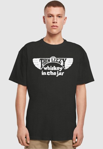 Merchcode T-Shirt 'Thin Lizzy - Whiskey Amended' in Schwarz: predná strana
