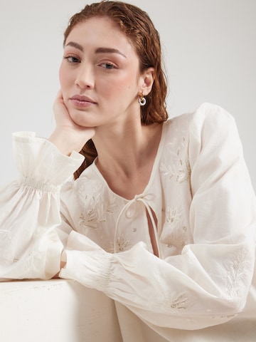 monari - Blusa en beige