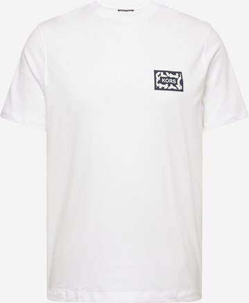 T-Shirt Michael Kors en blanc : devant