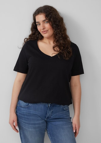 s.Oliver Shirt in Zwart