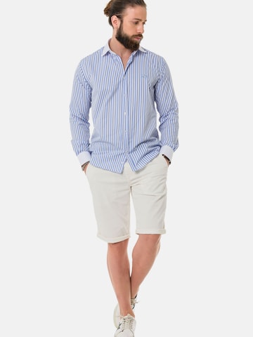 CIPO & BAXX Slim Fit Hemd 'CH192' in Blau