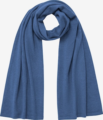 FALKE Scarf 'Pure Cashmere' in Blue: front