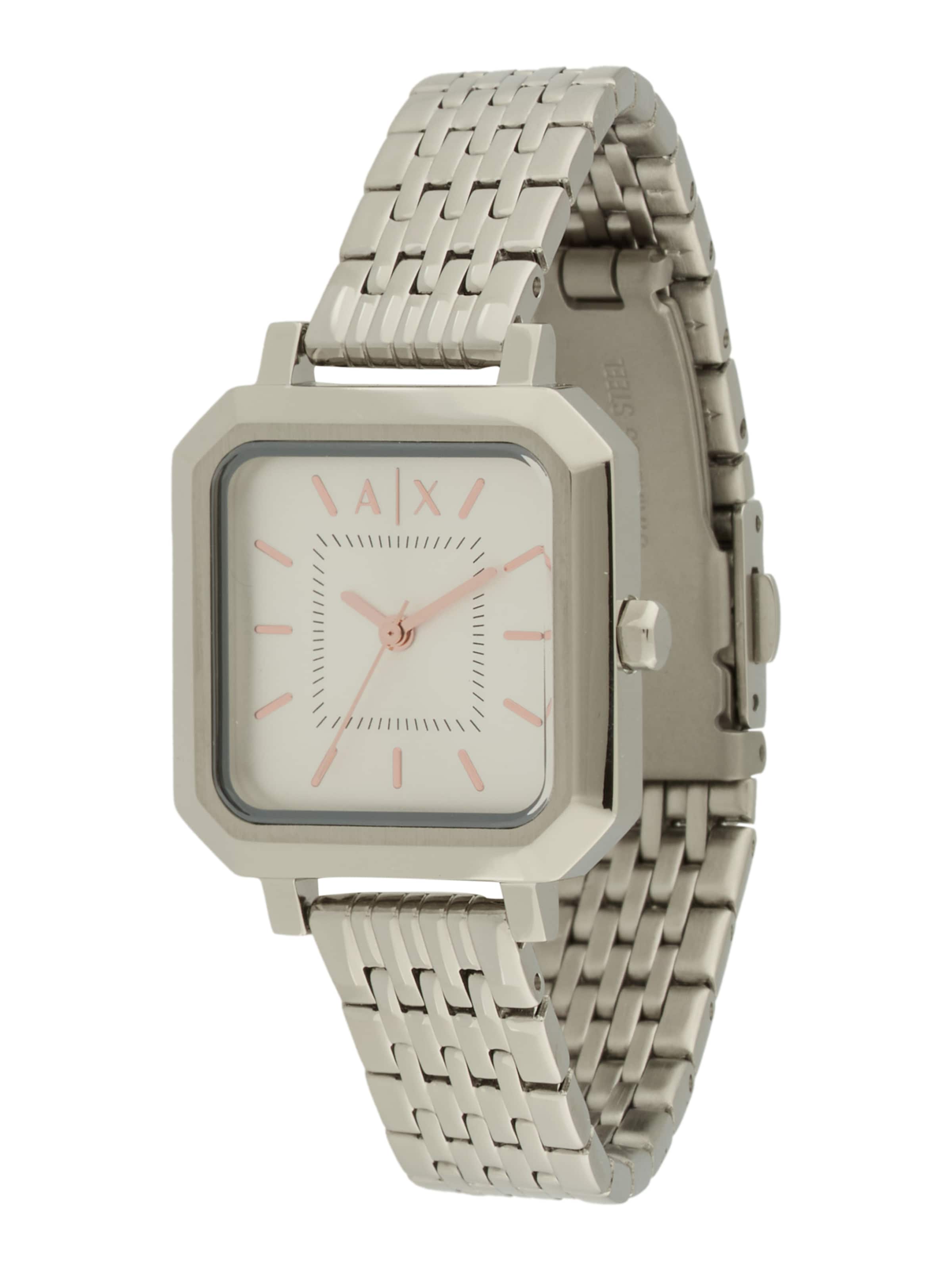 ARMANI EXCHANGE Analogna ura | srebrna barva: sprednja stran