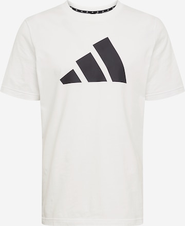 ADIDAS PERFORMANCE Funkcionalna majica | bela barva: sprednja stran