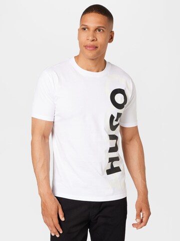 T-Shirt 'Dansovino' HUGO en blanc : devant