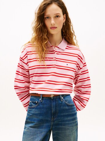 Maglietta '1985' di TOMMY HILFIGER in rosa: frontale