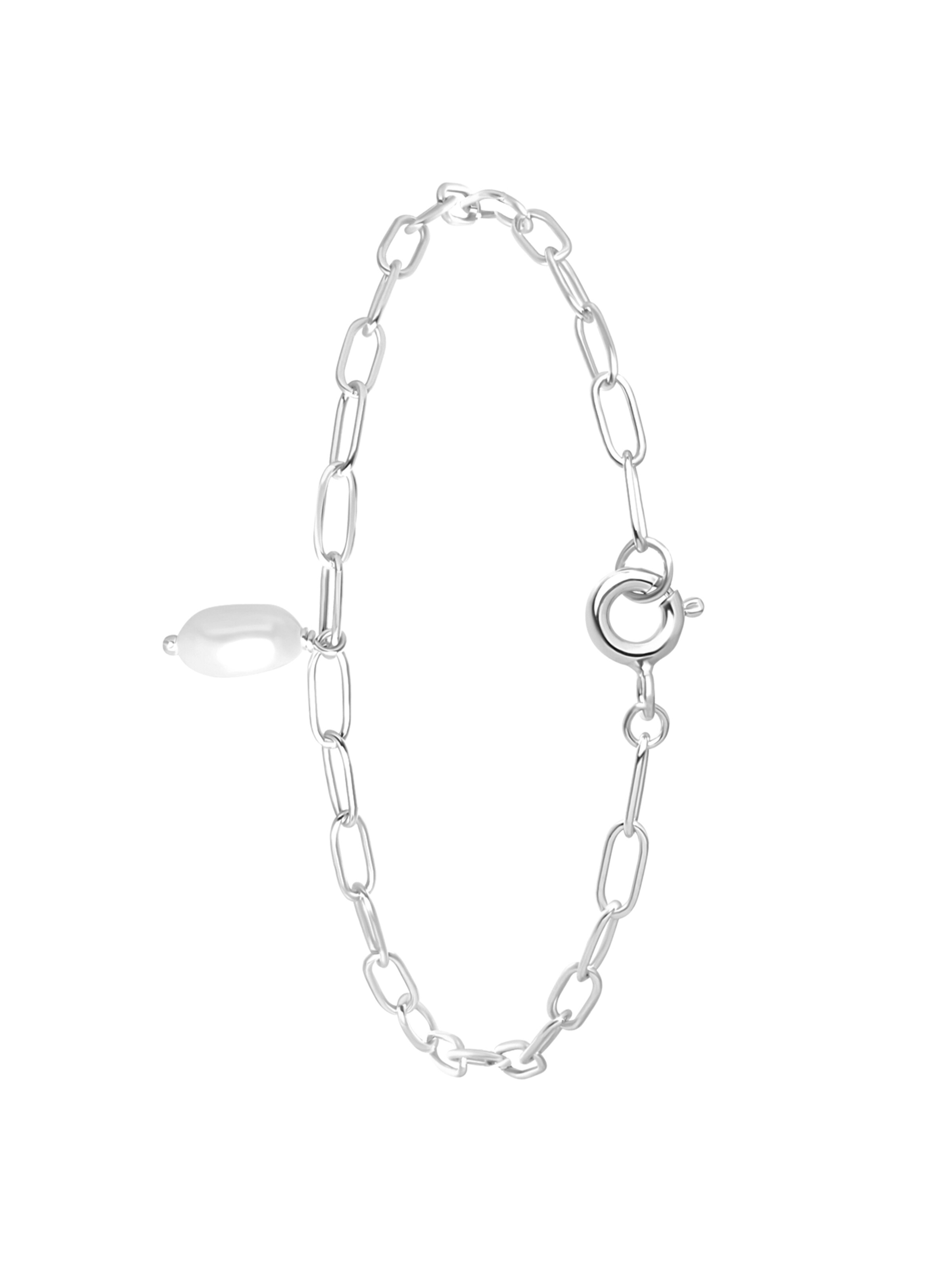 Lucardi Bracelet in Silver: front