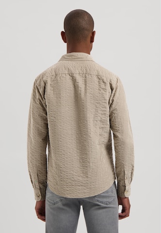 Dstrezzed Comfort fit Button Up Shirt 'Patric' in Brown