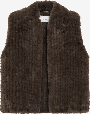 Gilet COMMA en marron : devant