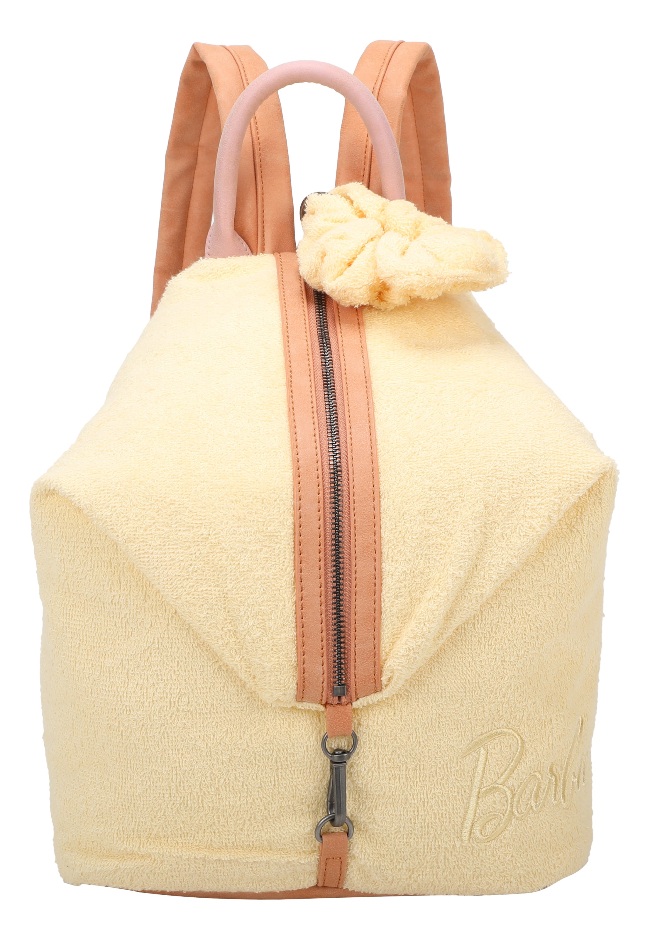 Fritzi aus Preußen Rucksack 'Marit Frottee Limited Barbie' in Gelb: Vorderseite