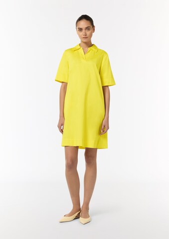 Robe-chemise COMMA en jaune : devant