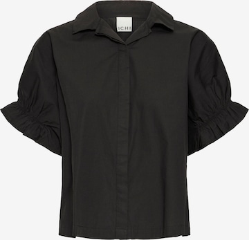 ICHI Bluse in Schwarz: Vorderseite