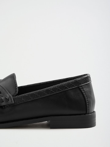 Mocassino di love & roses in nero