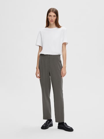 SELECTED FEMME Regular Broek in Grijs