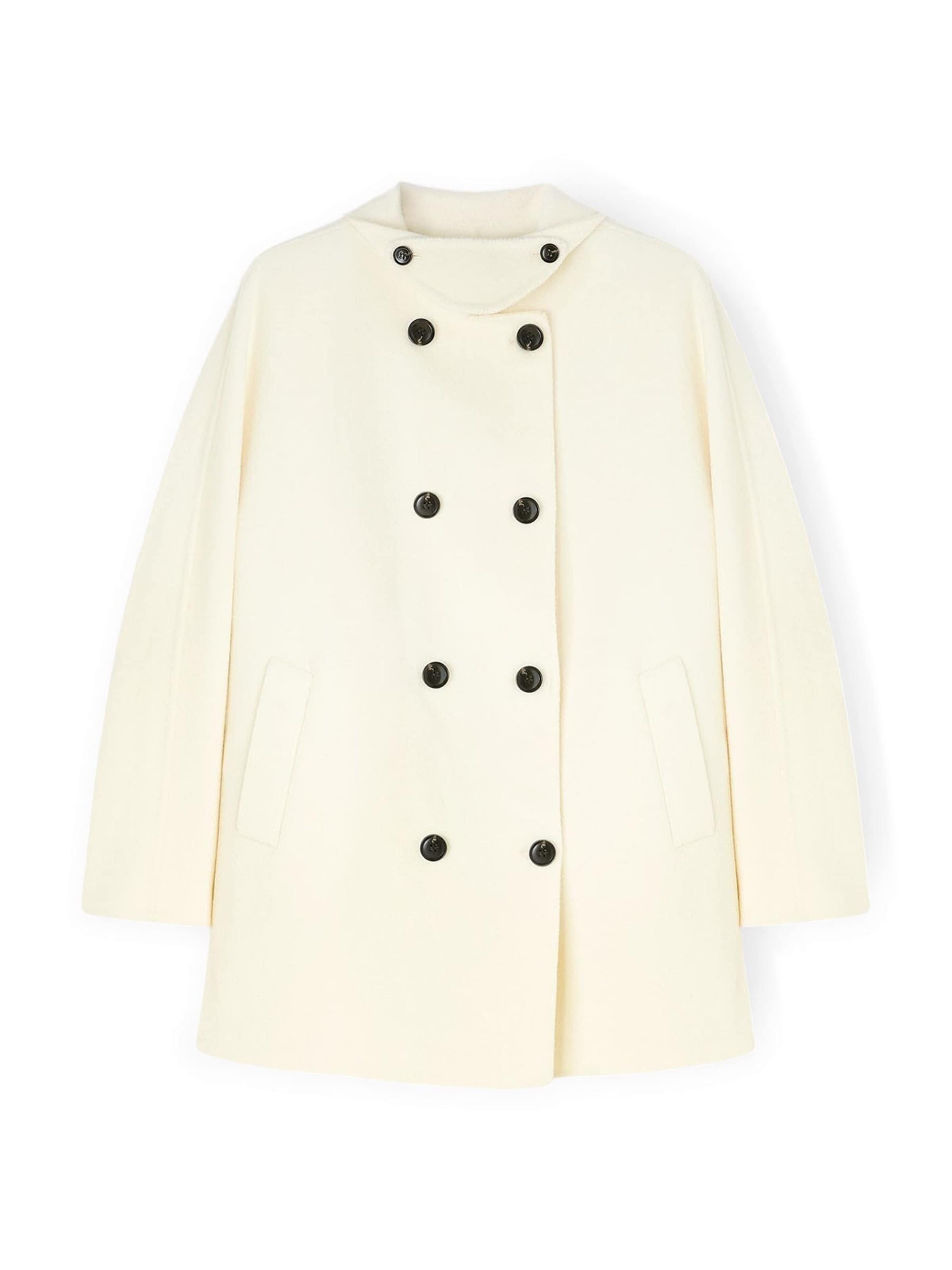 MOTIVI Wintermantel in Wit: voorkant