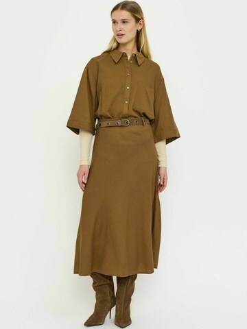 Soft Rebels Shirt ' SRYindi ' in Brown