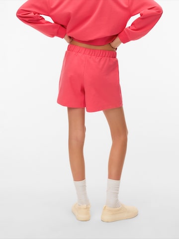 Vero Moda Girl Regular Housut 'VMLINE' värissä punainen