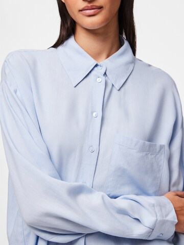 PIECES Blouse 'PCPia' in Blauw