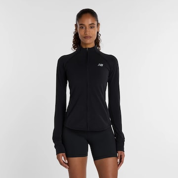 new balance Jacken 'NB Harmony Full Zip'. in Schwarz: Vorderseite