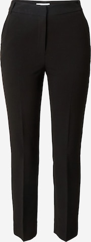 Warehouse Trousers with creases in Black: front