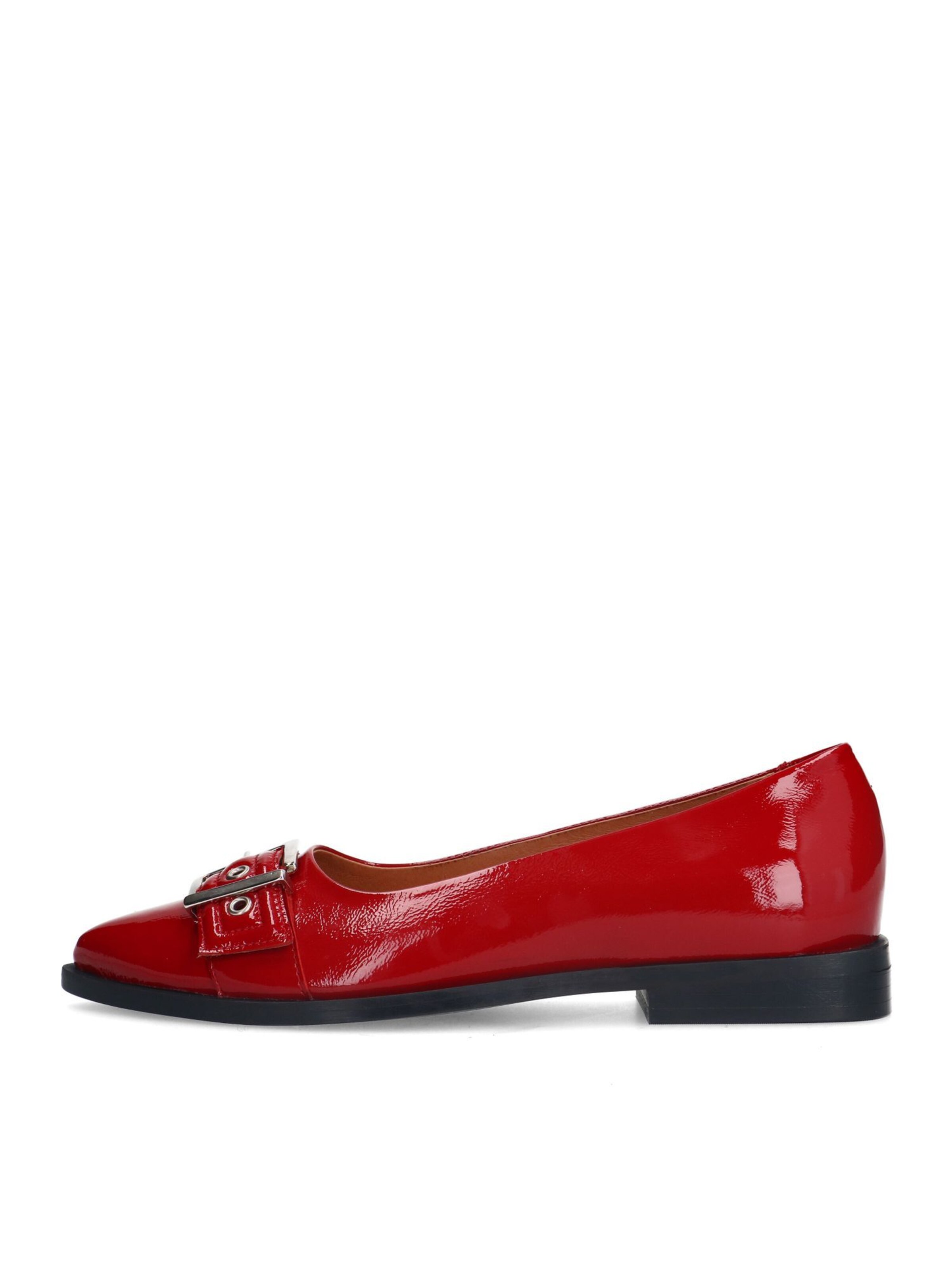MANFIELD Ballet Flats in Red