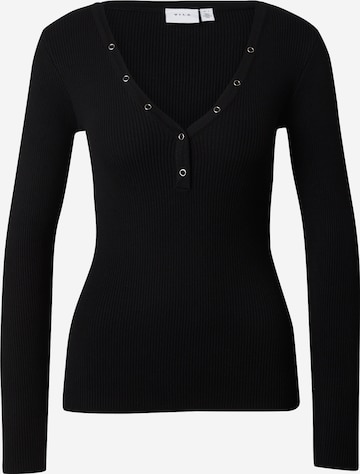 Pull-over 'VIFREYE' VILA en noir : devant