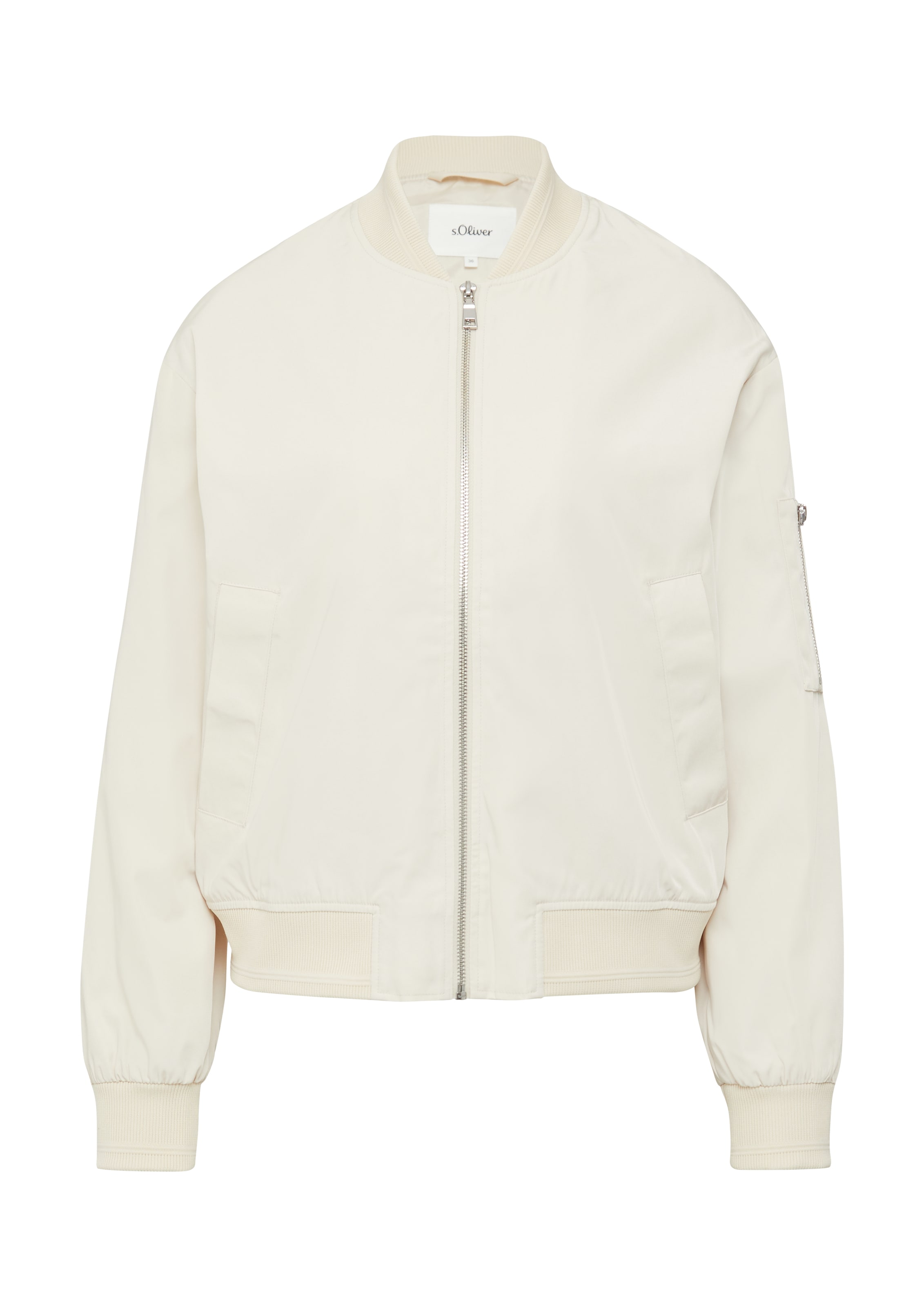 s.Oliver Tussenjas in Beige: voorkant