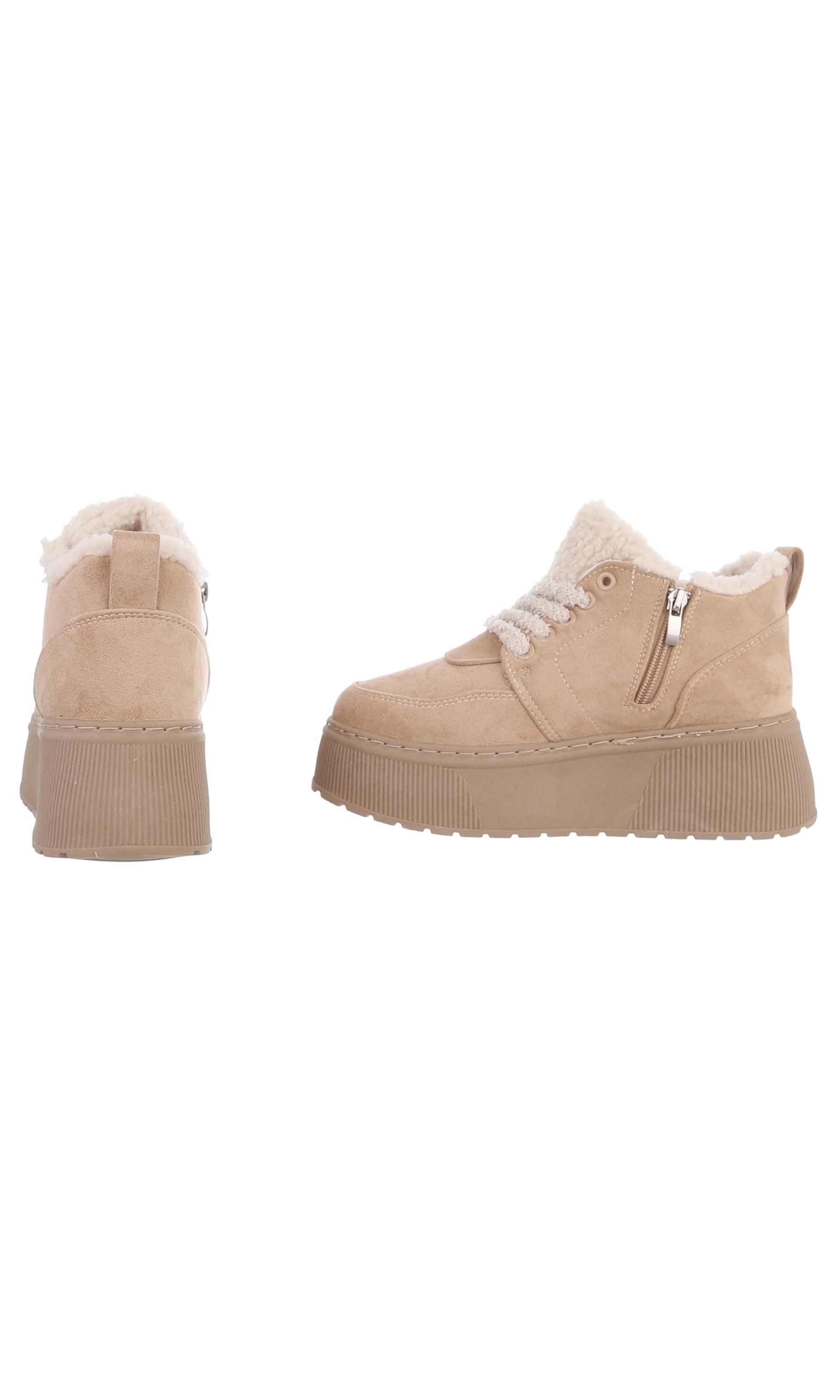 Ital-Design Stiefelette in Beige