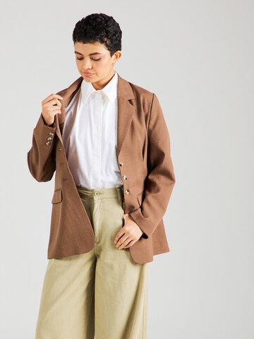 Soft Rebels Blazer 'Sibylle' in Brown: front